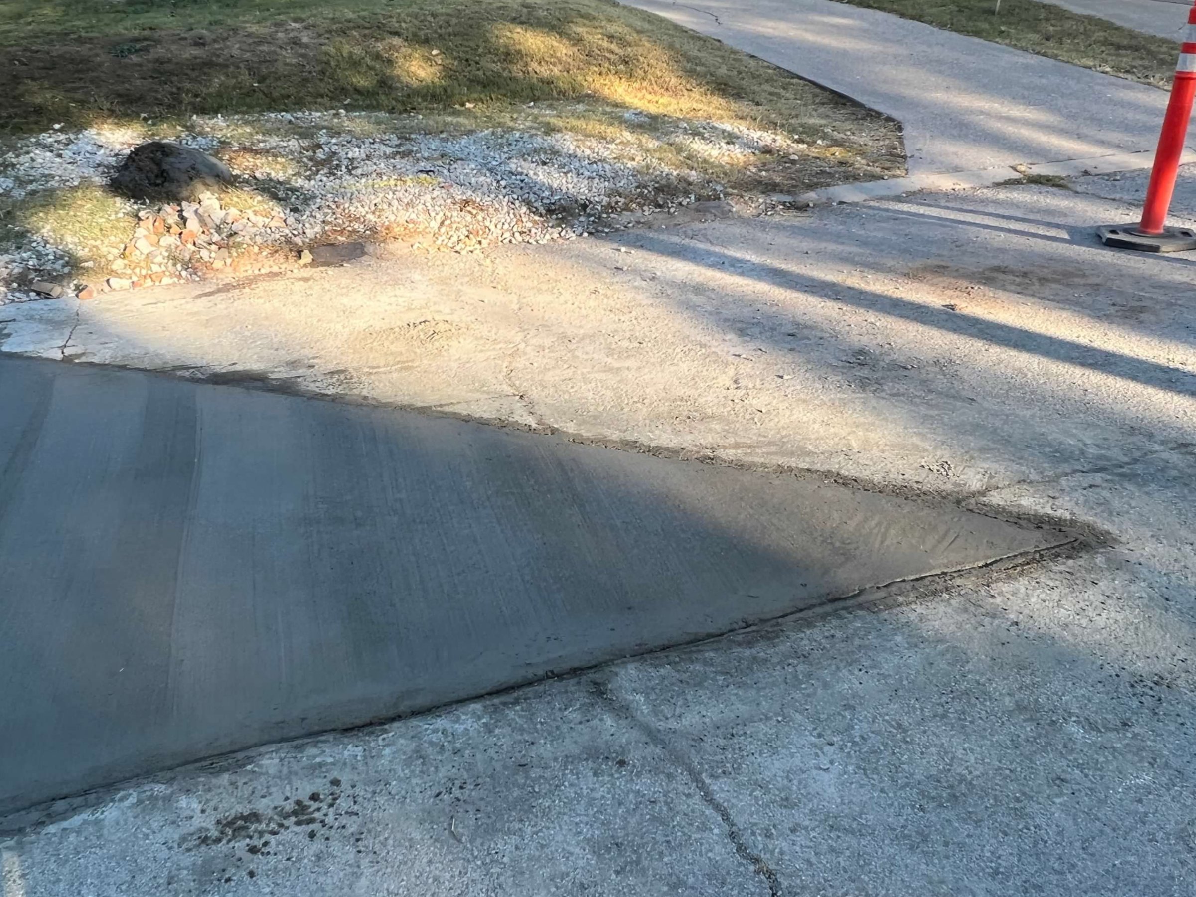 Concrete Transitions: Where a Repair Meets the Existing Surface