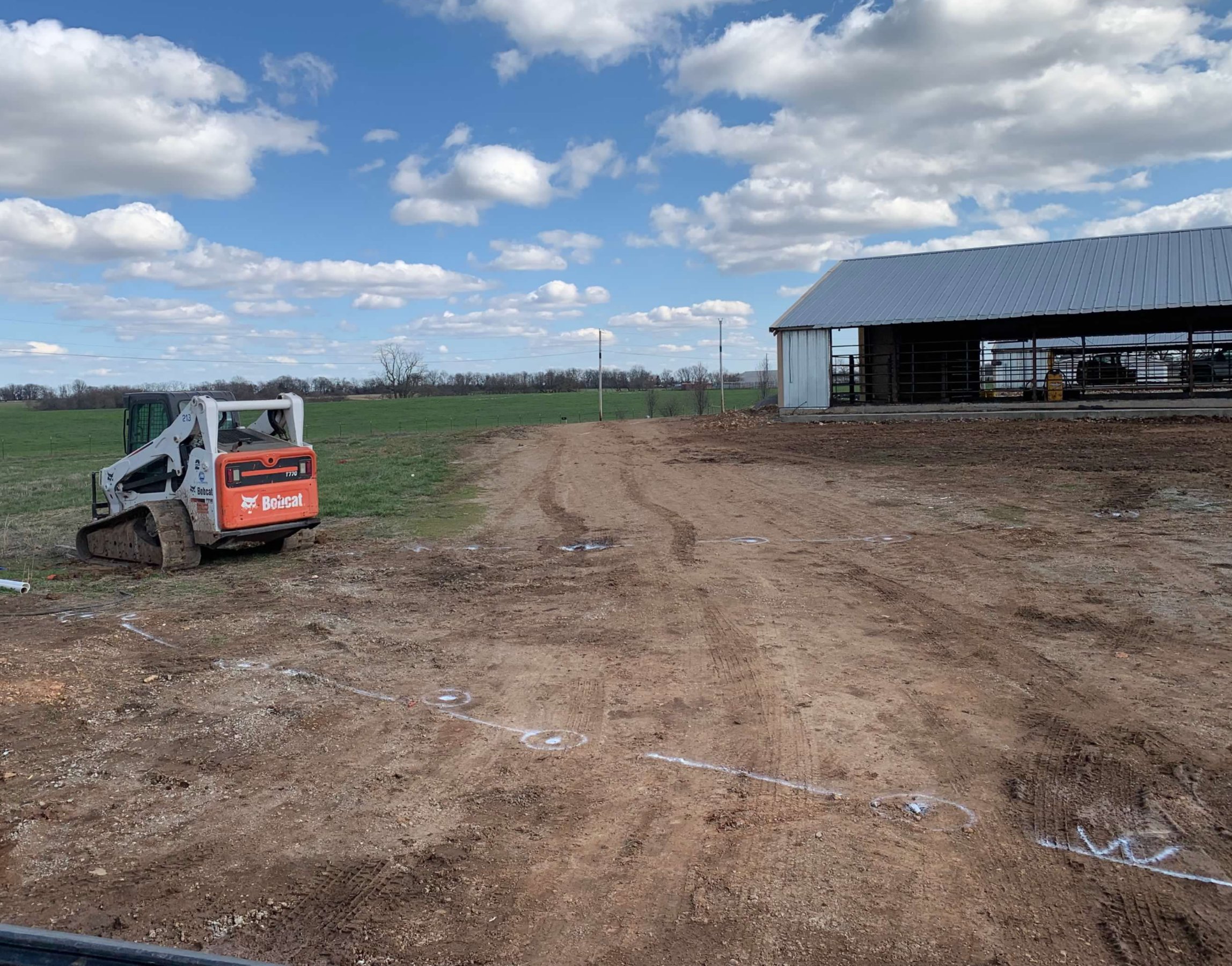 Open Ground Can Still Contain Buried Electric and Water Lines