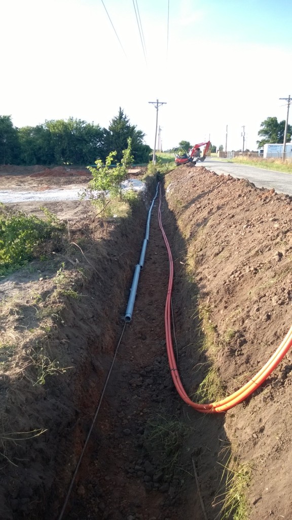 FIBER EXPOSED AT 7 INCHES IN NEOSHO MISSOURI
