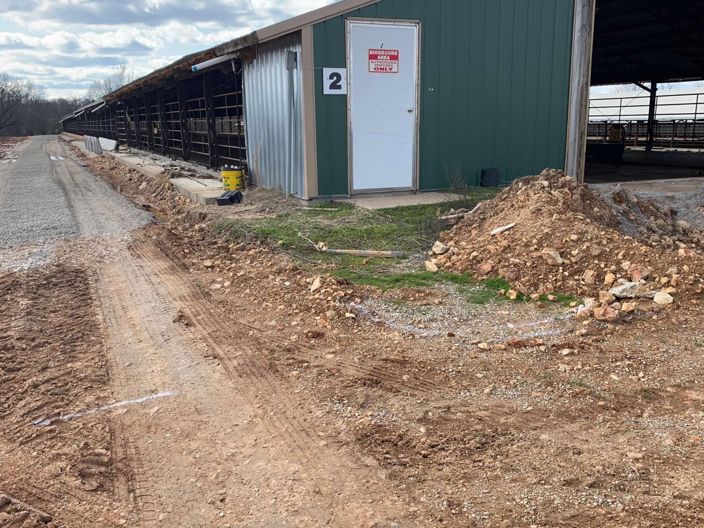 Locating Utilities Along Farm Buildings