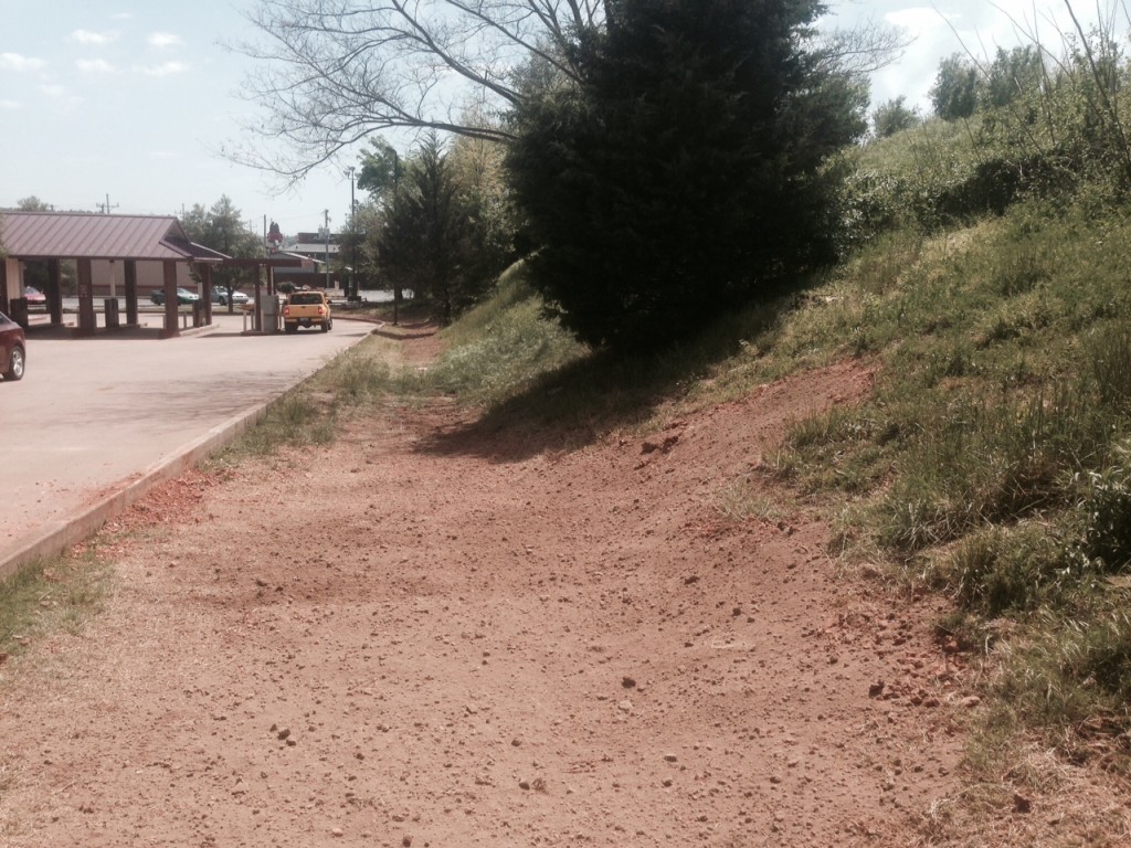 REPLACING WATER LINE TO HARDEE'S