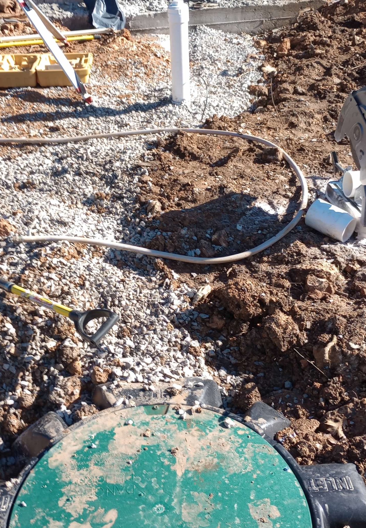 Septic Work Near a Building Calls for Coordination