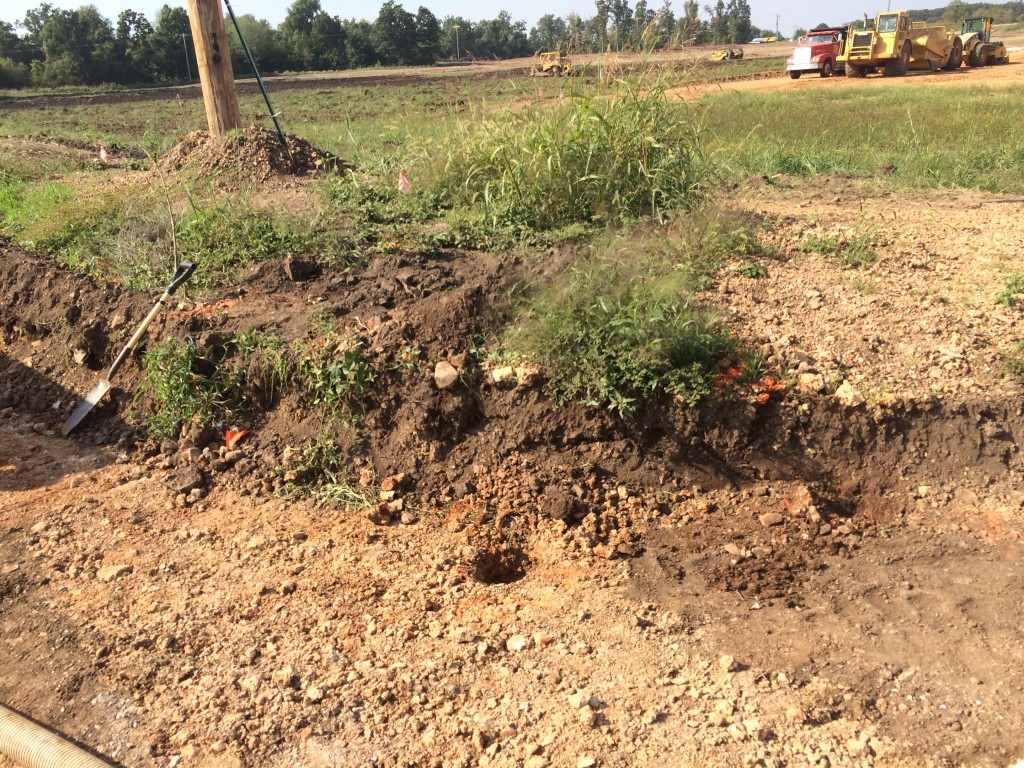 INSTALLED UNDERGROUND DRAINAGE