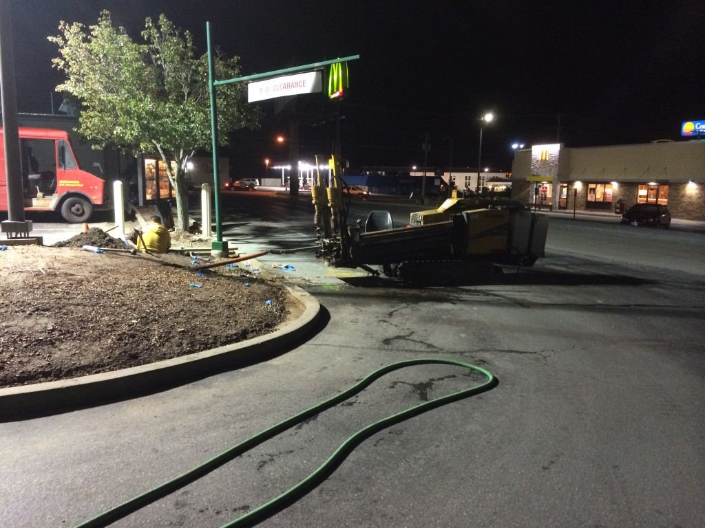 INSTALLED UNDERGROUND DRAINAGE