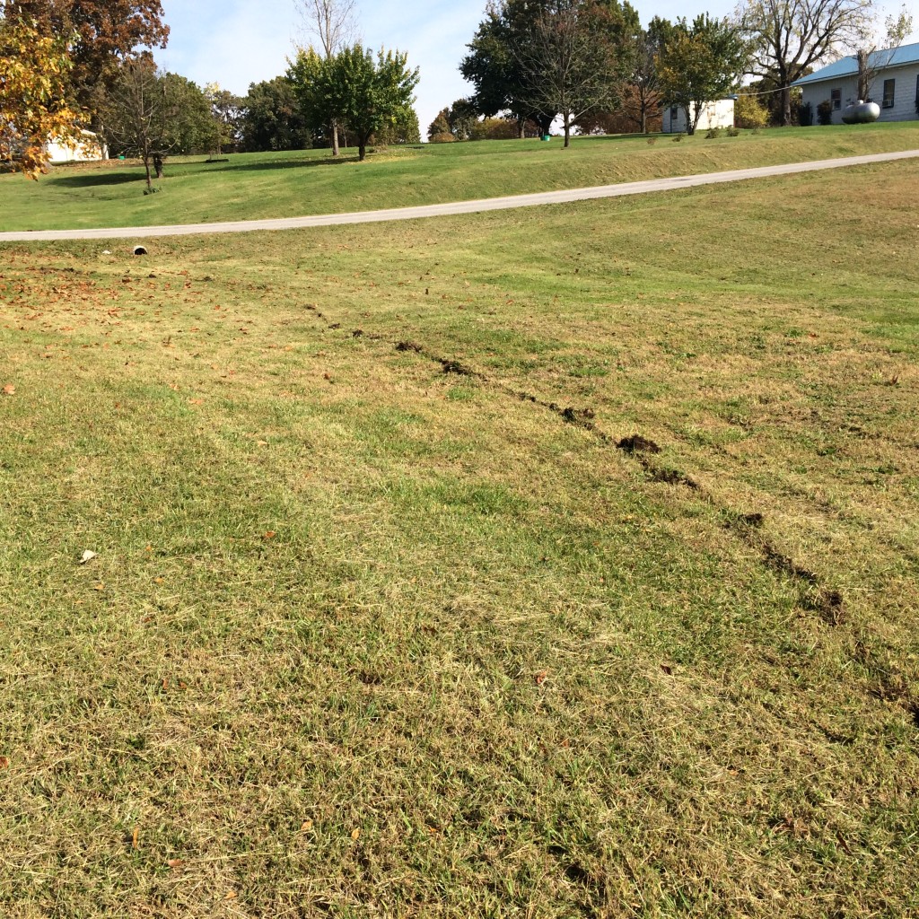 INSTALLED UNDERGROUND DRAINAGE