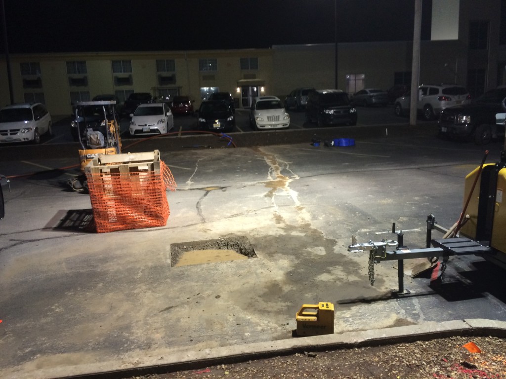 INSTALLED UNDERGROUND DRAINAGE