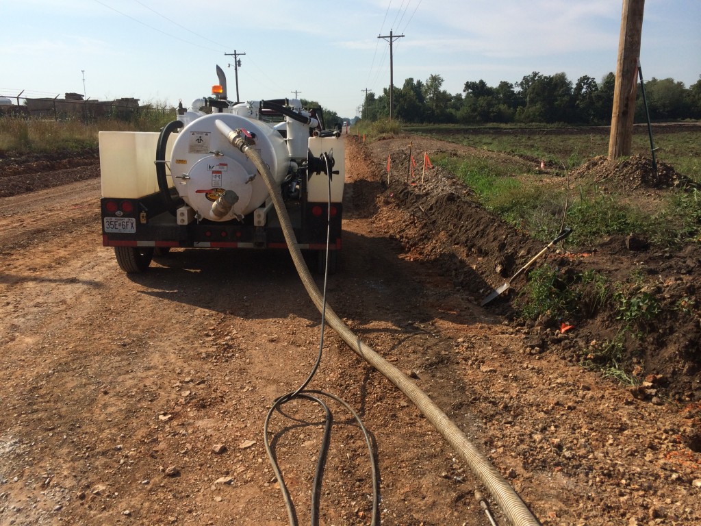 INSTALLED UNDERGROUND DRAINAGE