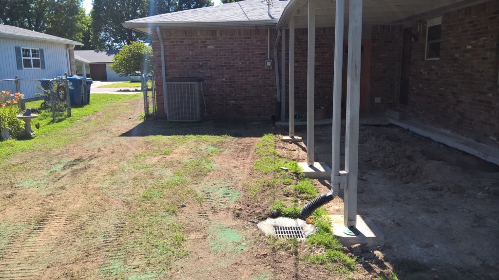 INSTALLED UNDERGROUND DRAINAGE
