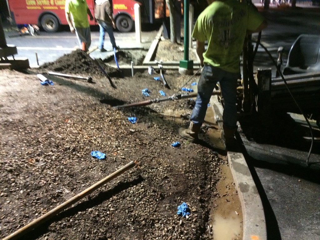 INSTALLED UNDERGROUND DRAINAGE