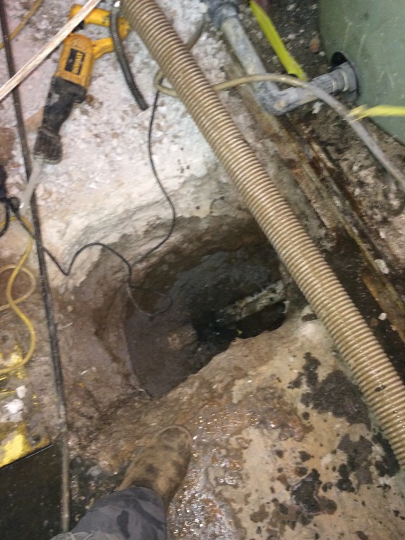 WATER DRAIN EXPOSED - J&L Underground Construction